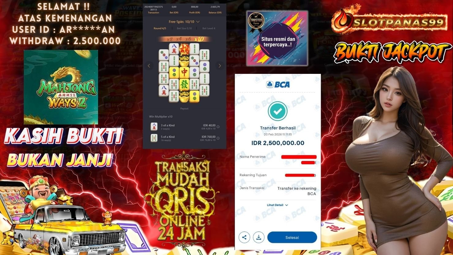 SLOTPANAS99 JACKPOT SLOT MAHJONG WAYS 2